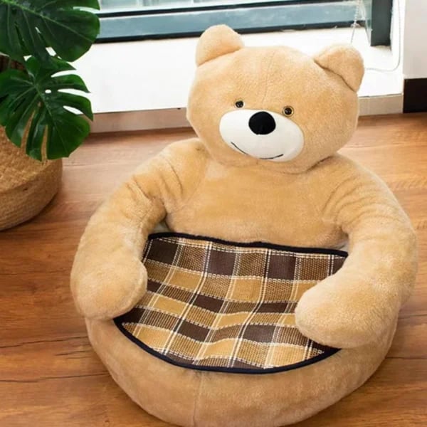 🐶🐱 Teddy bear pillow cat and dog beds