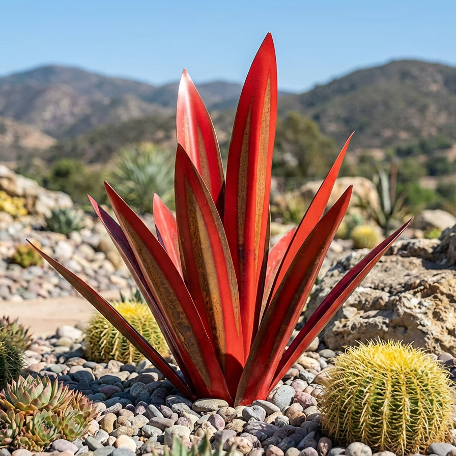 🎄-Waterproof Solar Garden Agave Lamp