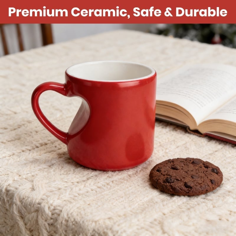 🔥Buy More Save More💖Heart-shaped Color-changing Ceramic Mug🎁
