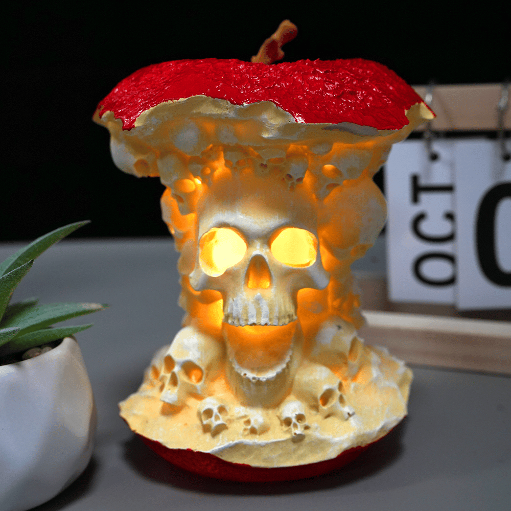 🍎Skull Apple Lamp💀: Light Up The Enchanting Fantasy Light