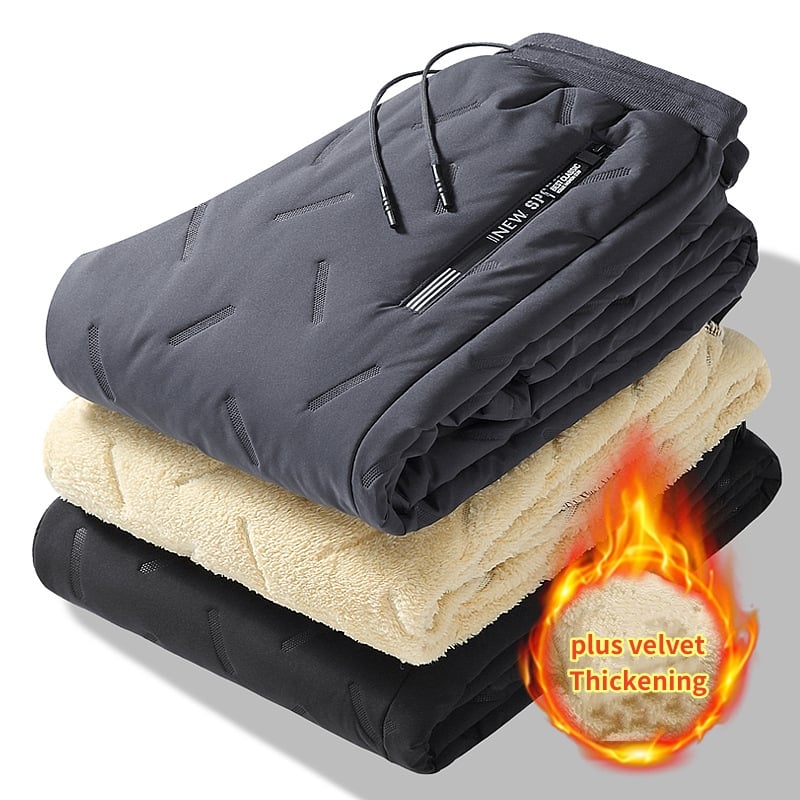 🔥Large size winter fleece pants