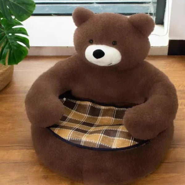 🐶🐱 Teddy bear pillow cat and dog beds