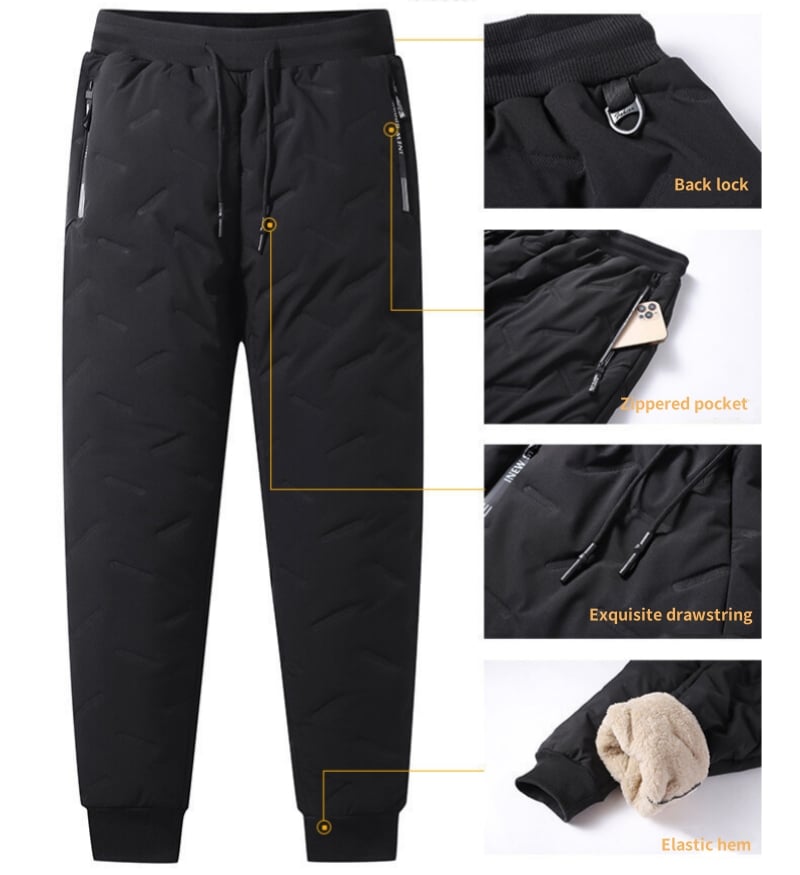 🔥Large size winter fleece pants