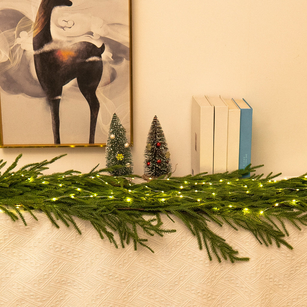 🏆HOT SALE💥 Pre-lit Christmas Cedar Garland