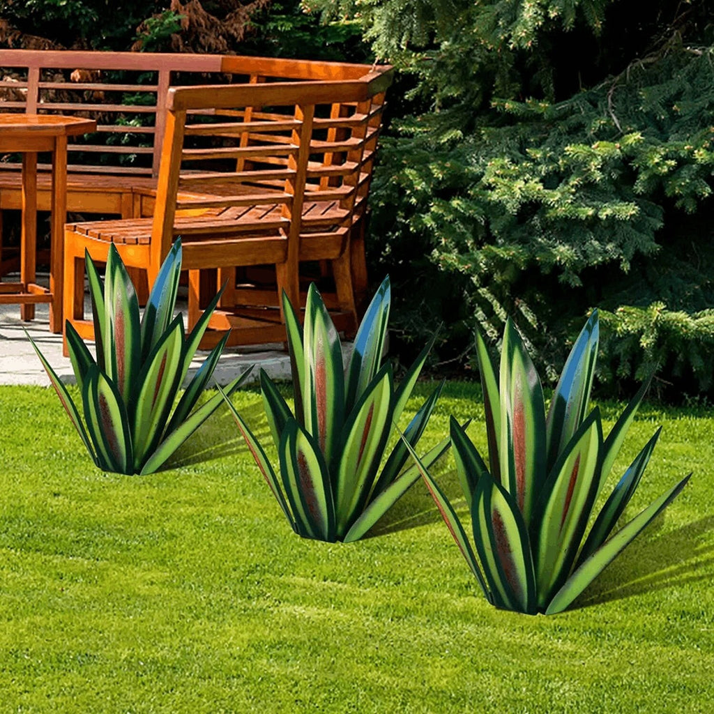 🎄-Waterproof Solar Garden Agave Lamp