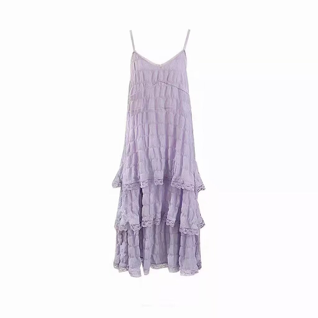 Elegant White Resort Maxi Dress – French Chic Summer Slip Dress