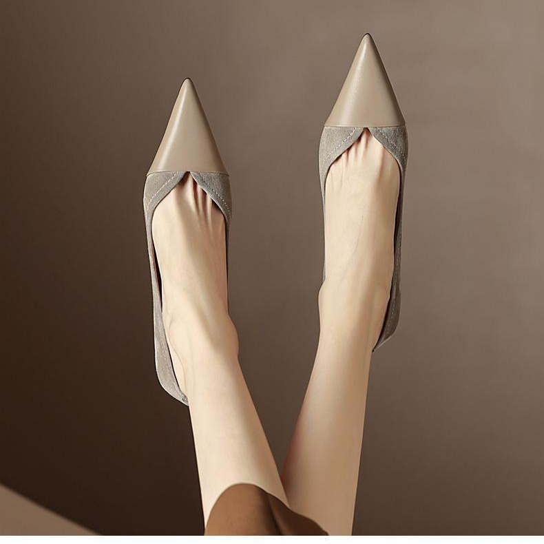 Women’s Pointed-Toe V-Cut Pumps – Slimming Stiletto Heels