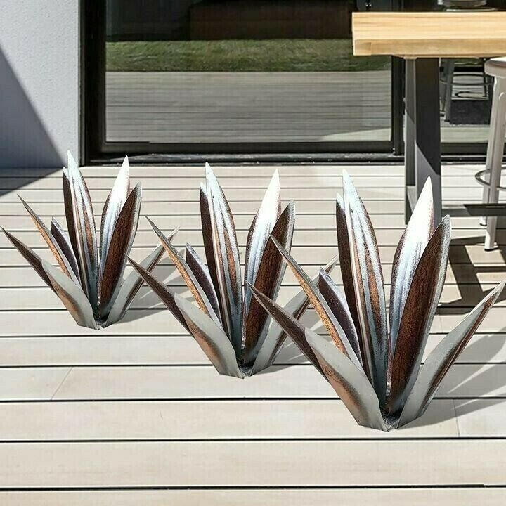 🎄-Waterproof Solar Garden Agave Lamp